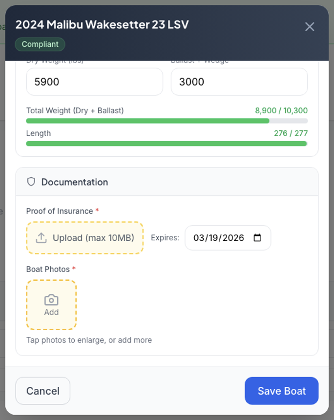 Upload your documents